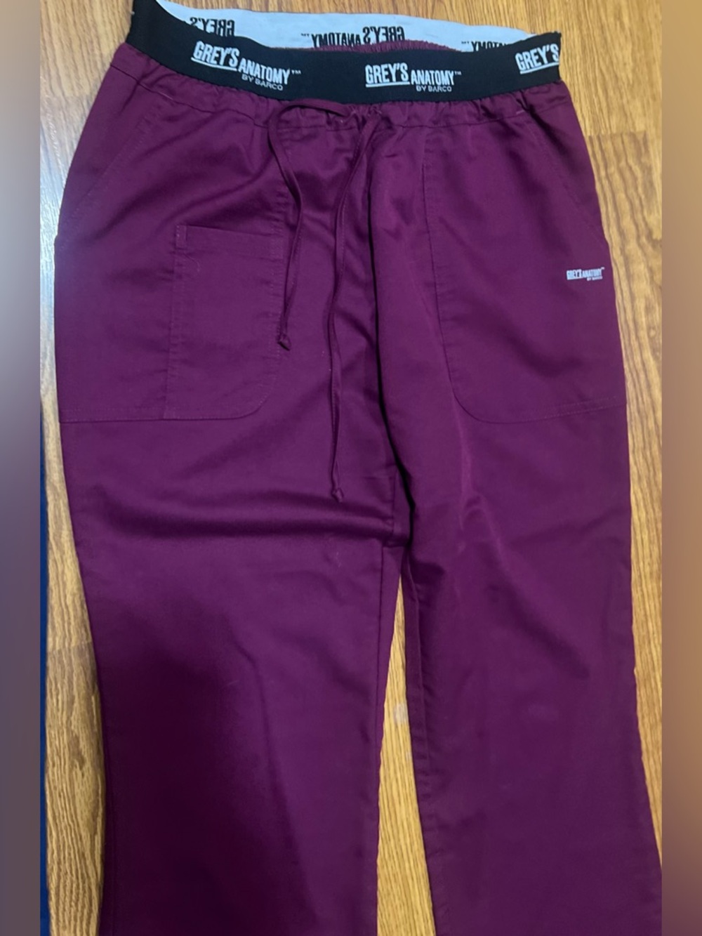 Grey's Anatomy brand women's flare-leg yoga scrub pants Set Of 3 Pairs Size S - Picture 5 of 9